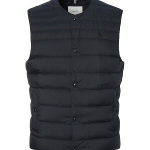[헤지스 남성] 블랙 경량 다운 패딩 베스트 HZJU5D405BK