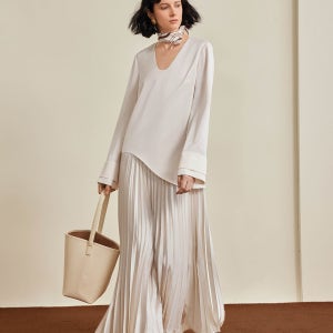 YY_Fake two spliced long dress