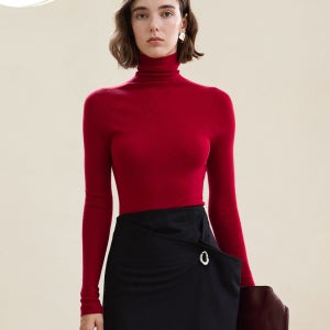 YY_Wool turtleneck knit top_7color