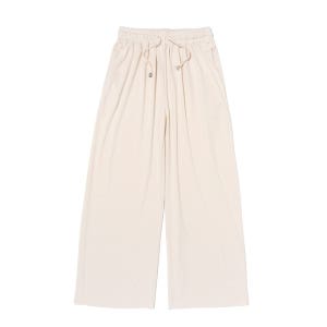 소프트 와이드 밴딩팬츠 (아이보리)