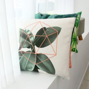 러프 소파 쿠션커버 45x45 보태니컬에세이