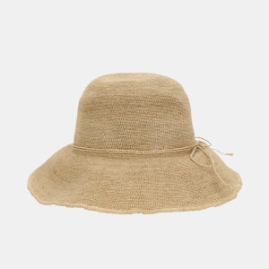 여성 여름 리본 바캉스 라피아 플로피햇 LAN005