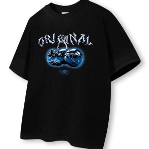 크롬블루체리 반팔 티셔츠 남녀공용 빅사이즈 ORA_0269