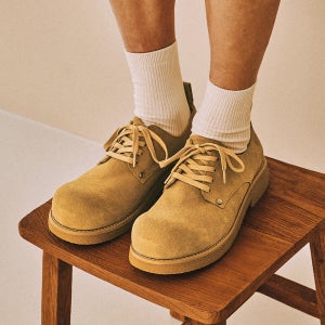 m2501 에데르제 데저트 4홀 스웨이드 더비 슈즈