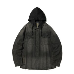 스톤워싱데님긴팔셔츠 D그레이 ITZ3YE31ADG