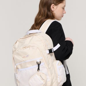 플랜 B 써클 3D 포켓 메쉬 백팩 (아이보리)