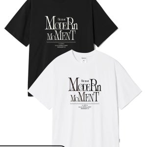 [2PACK] 모더닝 반팔 티셔츠 _2컬러