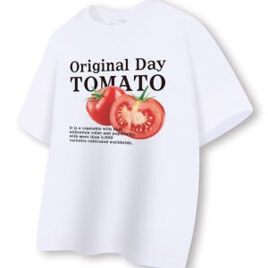 토마토 반팔 티셔츠 남녀공용 빅사이즈 ORA_0344