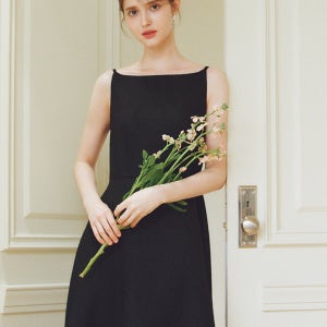 CRYSTAL Sleevelss tweed Dress