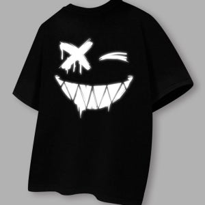 엑스마일 스카치 반팔 티셔츠 남녀공용 빅사이즈 ORA_0083