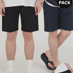 [2 PACK] 쿨 스판 트레이닝 5부 쇼츠 (2color)