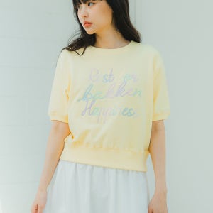 rest for happiness 반팔티셔츠 BK4995_옐로우