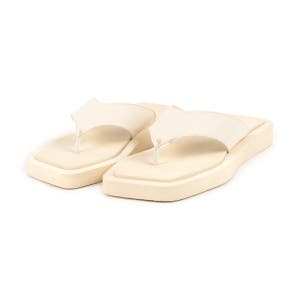 스퀘어 컴피 플리플랍 (아이보리)