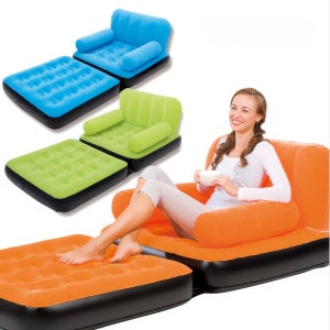 BW 67277 벨벳 싱글쇼파-그린/쇼파/에어쇼파/베드