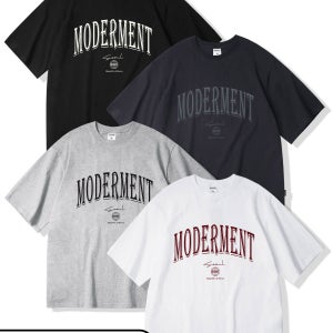 (2PACK) 아치로고 오버사이즈 반팔 티셔츠 [4컬러]