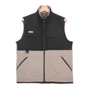 남성 조끼 패딩 배색 플리스 베스트 겨울 아우터 WS157