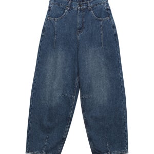 여성 안감 융털 청바지 방한팬츠 벌룬핏 데님팬츠 SPP036