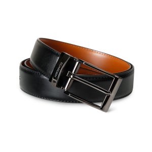 양면가죽벨트 블랙