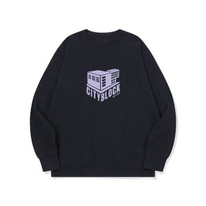 내집은 어디에 그래픽 로고 스웻셔츠 btm03