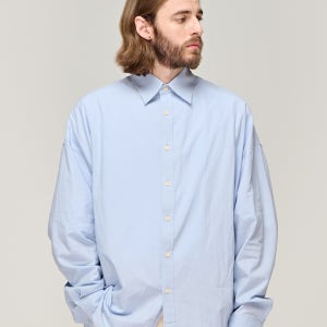 CB PASTEL POPLIN OVER SHIRT (SORA)
