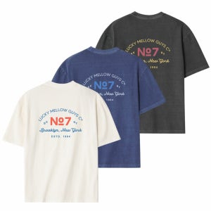 [3PACK] Lucky Mellow 피그먼트 반팔티