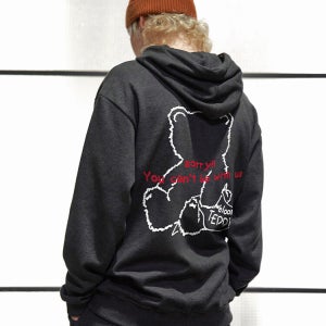 (기모선택) 쏘리라인베어 후드티 6 Color [NSPI_0018]