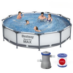 원형 기둥 풀장 여과기세트 BW 56416