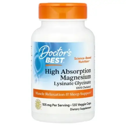 Doctor’s Best, 고흡수 <b>마그네슘</b>, 베지 캡슐 120정(캡슐 1정당 52.5mg)