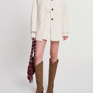 [마쥬] 캐시미어 하프 싱글 코트 MJ24W2FRU3691