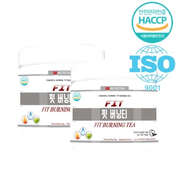 BK뉴트리션 헬스보충제 핏 <b>버닝</b>티 100gx2EA