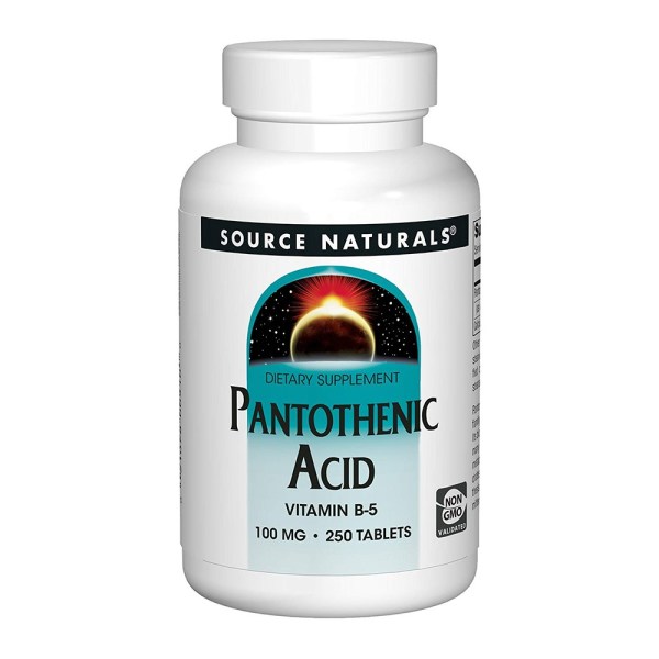 소스 내추럴스 <b>판토텐산</b>칼슘 250정 (약8개월분) 비타민B5