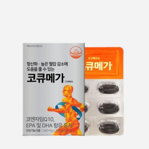 <b>파이토테크</b> <b>파이토테크</b> 코큐메가 1340mg x 30캡슐 3박스