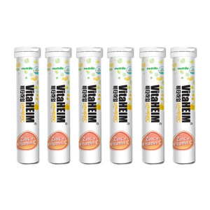 <b>누트릴로</b> 비타하임 <b>아연</b>+비타민C 4300mg 20정 6개 물에타먹는발포형