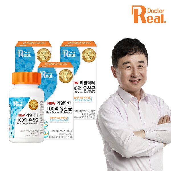 리얼닥터 리얼닥터 포스트바이오틱스 100억 유산균 400mgX30캡슐 3개 (3개월분)