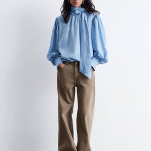 [& Other Stories] 보우 카라 블라우스 (1316956001)