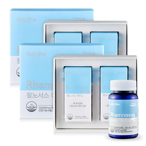 데일리원 <b>람노서스 에이스</b> 유산균 아기유산균 보장균 100억 CFU 2세트(4통) 냉장