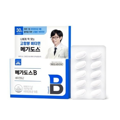 고려은단 메가도스B 비타민B군 850mg x 30정, 1개