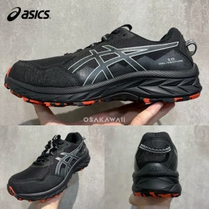 아식스 젤 벤처 10 4E 엑스트라 와이드 트레일 러닝화 블랙 그레이 1011B966 003