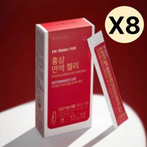 LG생활건강 홍삼 젤리 6년근 스틱 자몽맛 선물 14포X8