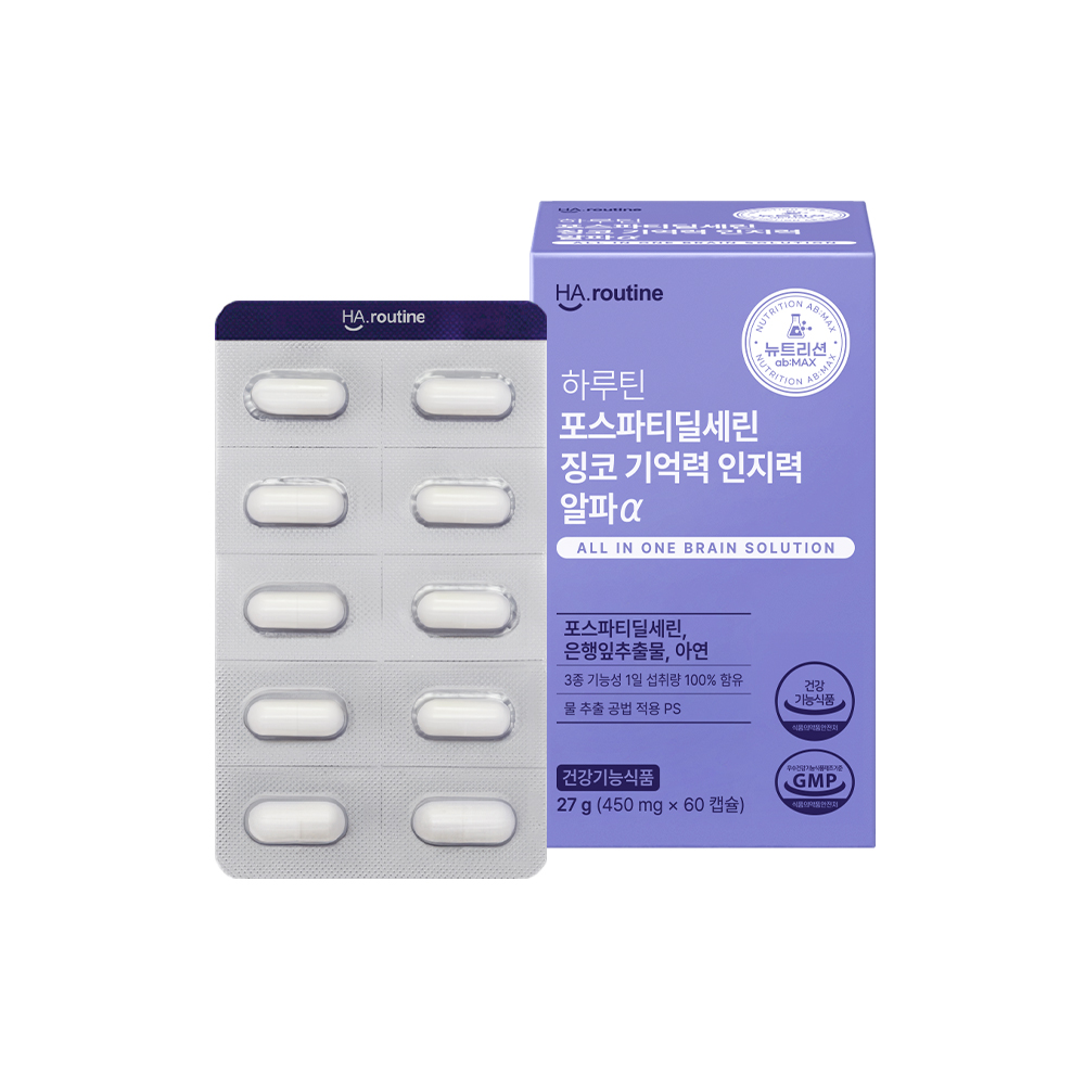 기억력 인지력 포스파티딜세린 징코