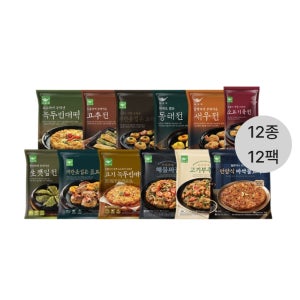 사옹원 프리미엄 명절 모둠전 세트 12종 12팩 모듬전 3.22kg