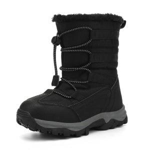 UBFEN Kids Snow Boots for Boys Girls Waterproof Warm Winter Outdoor Activities Shoes Slip Resistant 