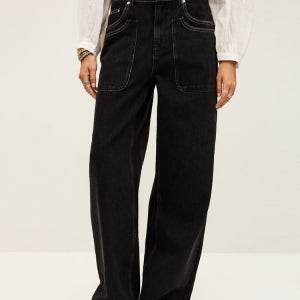 [바쉬] 차콜그레이 워싱 면 데님팬츠 SIPA5F006CG