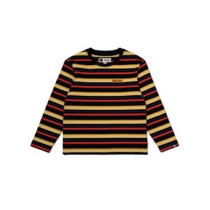 코닥 KODAK KIDS 레인보우 스트라이프 롱 슬리브 티셔츠 키즈 BLACK K5326LRL83BLK 331112