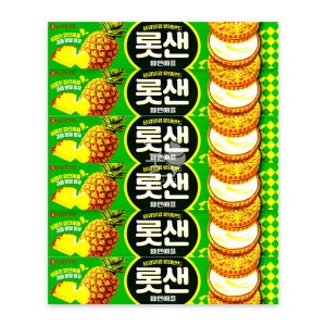 롯데샌드 파인애플 105g 6개