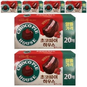 오리온제과 초코파이하우스 딸기앤크림 680g 6개