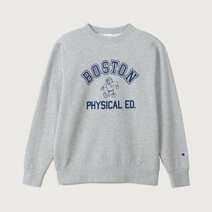 [챔피온] BOSTON 레귤러핏 크루넥 스웨트셔츠 Oxford Grey