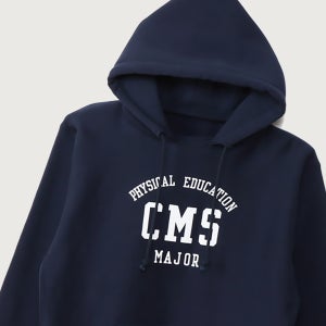 [챔피온] [True To Archives] 레귤러핏 애프터 기모 후드 티셔츠 Navy