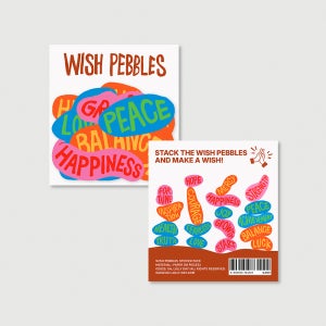[오롤리데이] Wish pebbles sticker pack