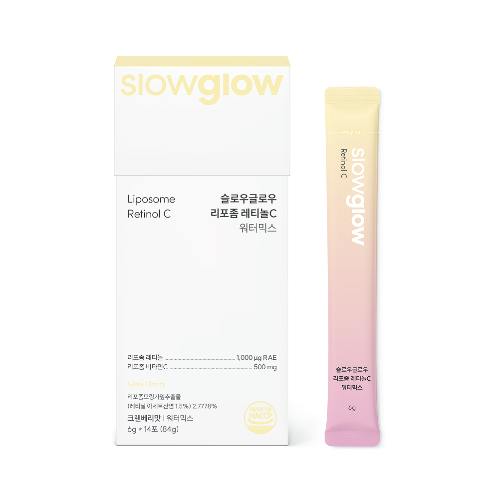 <b>슬로우글로우</b> 리포좀 레티놀C 워터믹스 6g x 14포, 1개